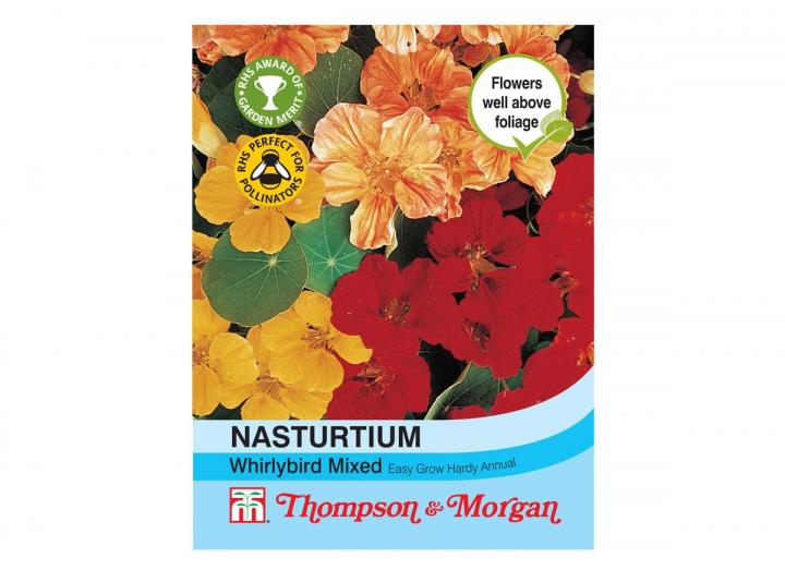 Nasturtium "Whirlybird Mixed" seeds from Thompson & Morgan