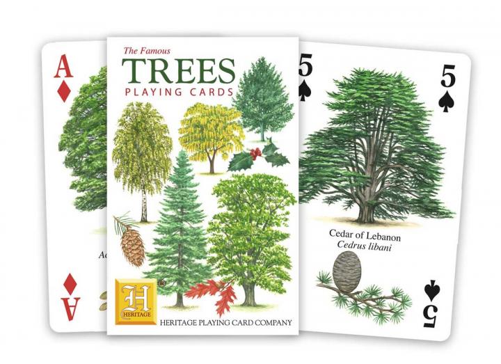 Trees playing cards from Heritage Playing Cards