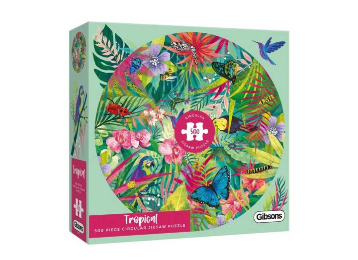 Tropical 500 piece jigsaw puzzle from Gibsons