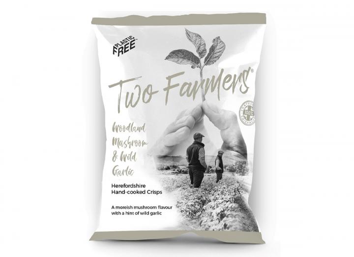 Two Farmers Woodland Mushroom & Wild Garlic crisps 150g