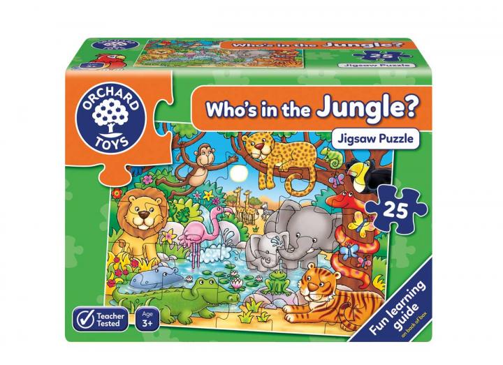Who's in the jungle jigsaw puzzle from Orchard Toys