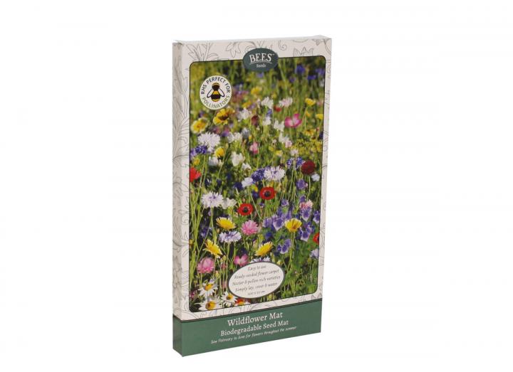Wildflower mat biodegradable seed carpet