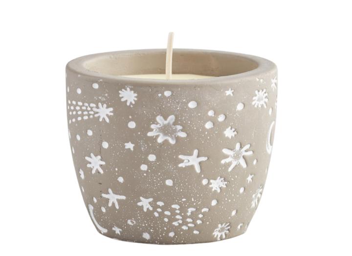 Winter Thyme scented celestial pot candle from St Eval Candles