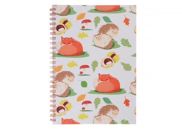 A5 notebook woodland