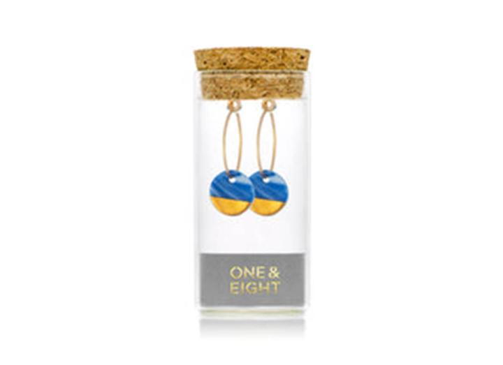 Porcelain cape earrings