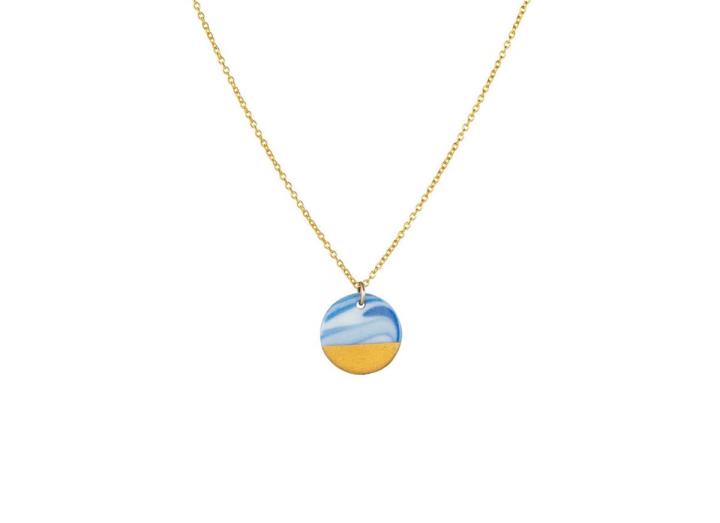 Porcelain cape necklace