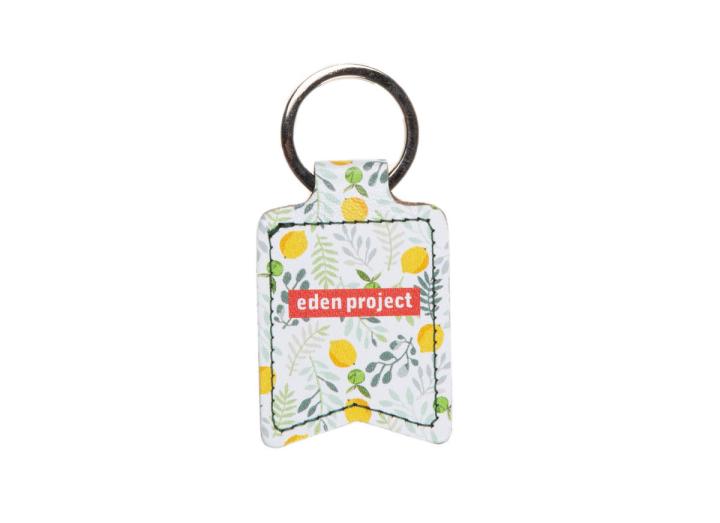 Citrus leather keyring
