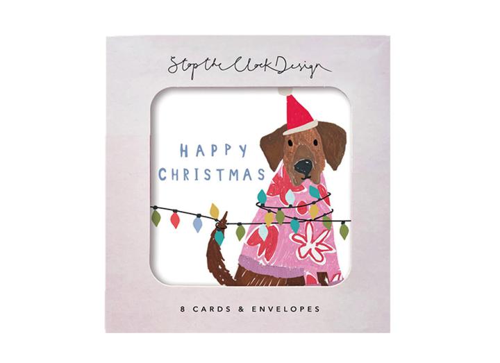 Dog christmas card pack
