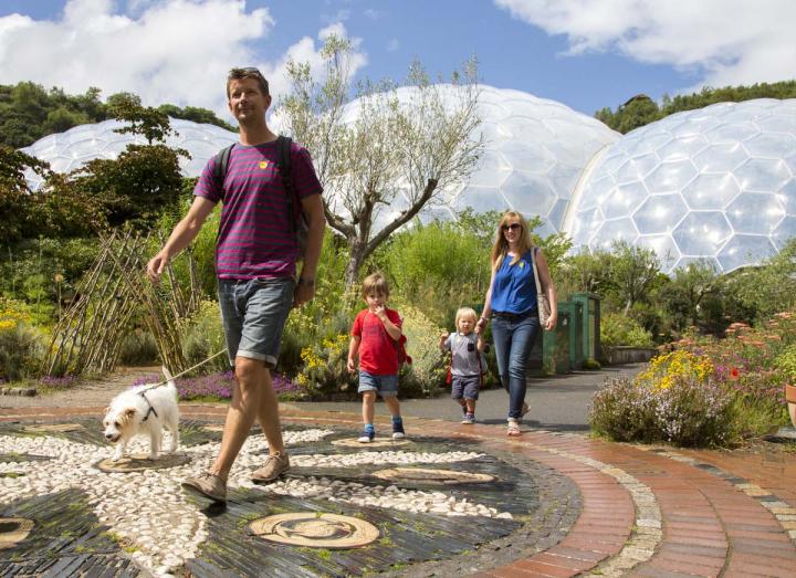 Family at the Eden Project