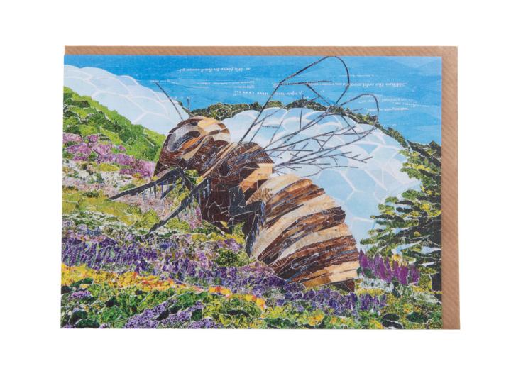 Eden Project giant bee card
