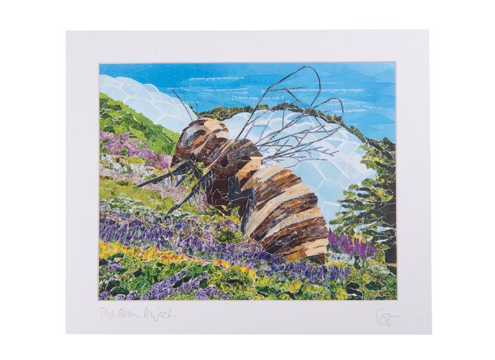 Eden Project giant bee print