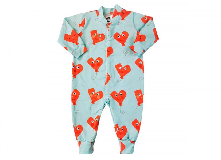 Happy hearts sleep suit