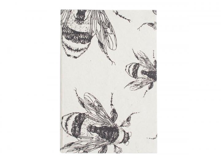 Lokta journal bee print