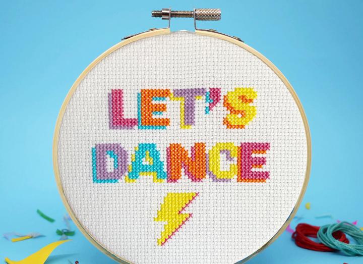 Let's dance cross stitch kit