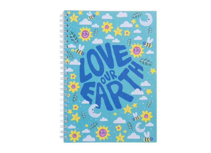 Love our earth notebook