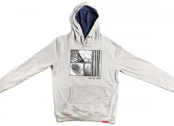 Mens photographic print hoodie