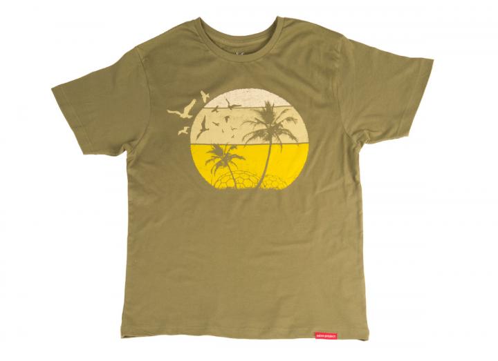 Men's summers day t-shirt olive green