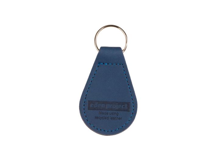 Recycled leather keyring