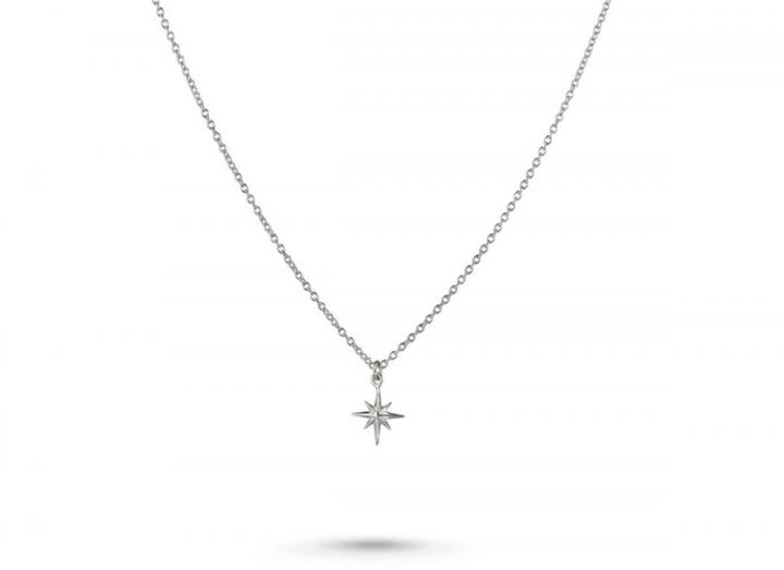 Recycled north star necklace