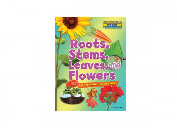 Roots stems leaves ad flowers