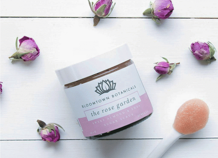 Rose garden sugar scrub