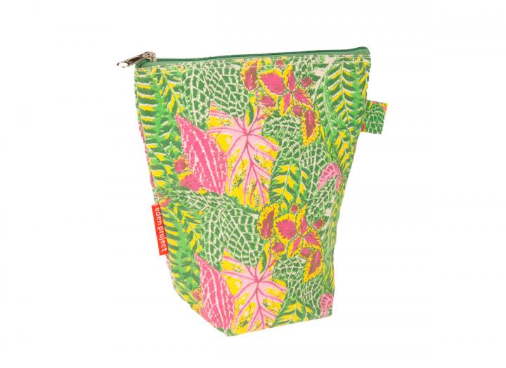 Wash bag tropical leaves
