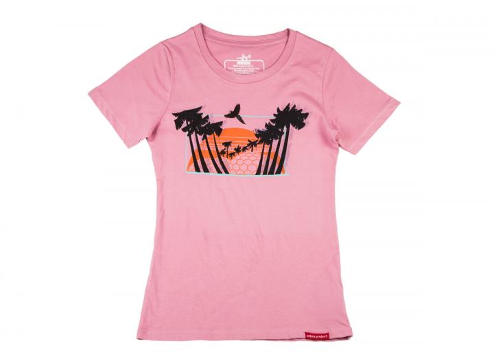 Women's Eden sunset t-shirt dusky pink