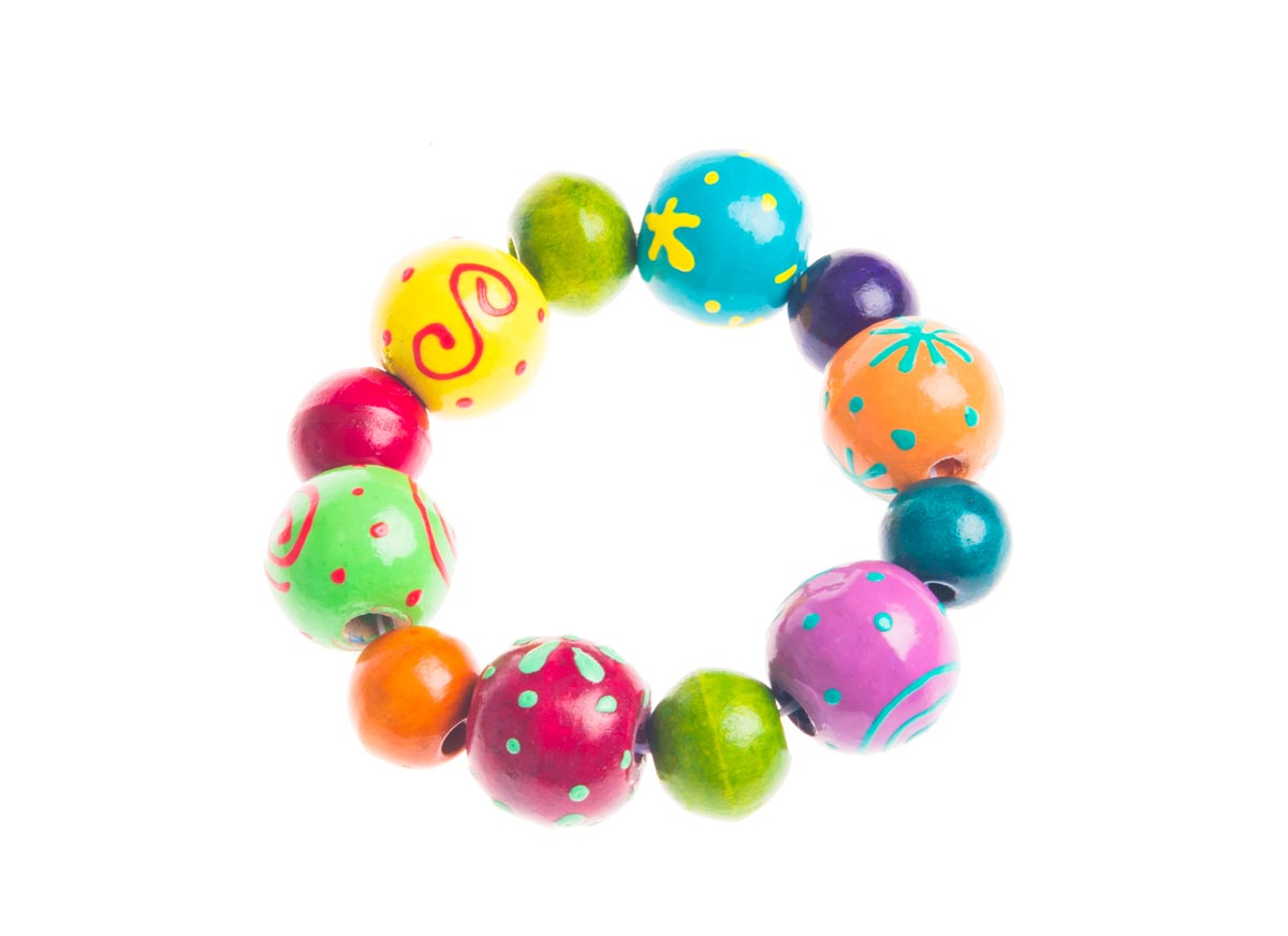 Wooden ball bracelet Eden Project Shop