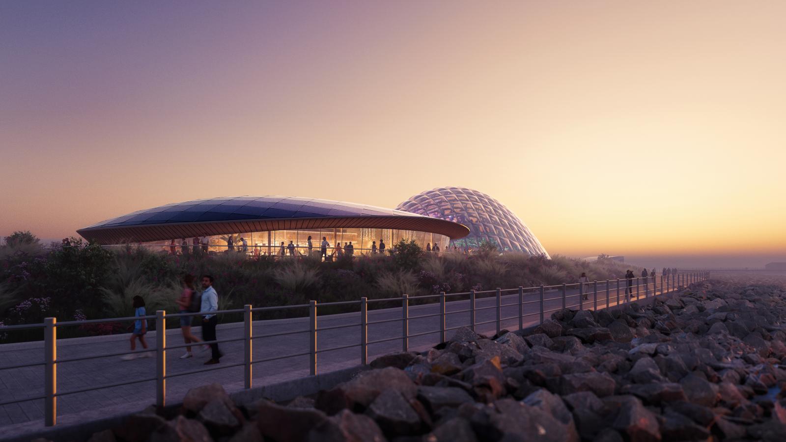 Digital artwork of Eden Project Morecambe