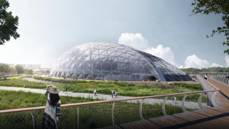 CGI impression of Eden Project Qingdao