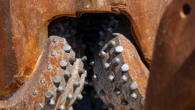 Close up of Geothermal mechanism