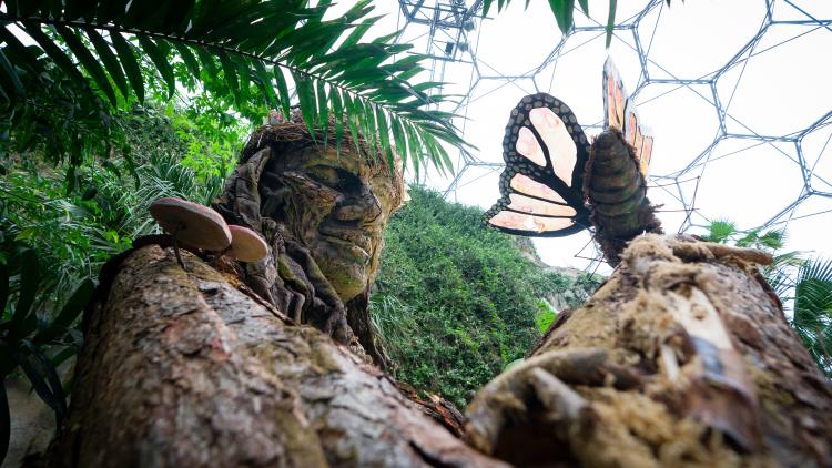 Large Tree Giant sculpture in the Rainforest Biome