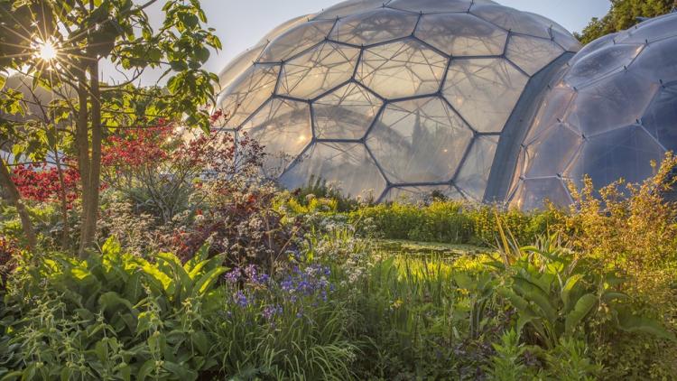 Eden Project Biomes shot by Clive Nichols