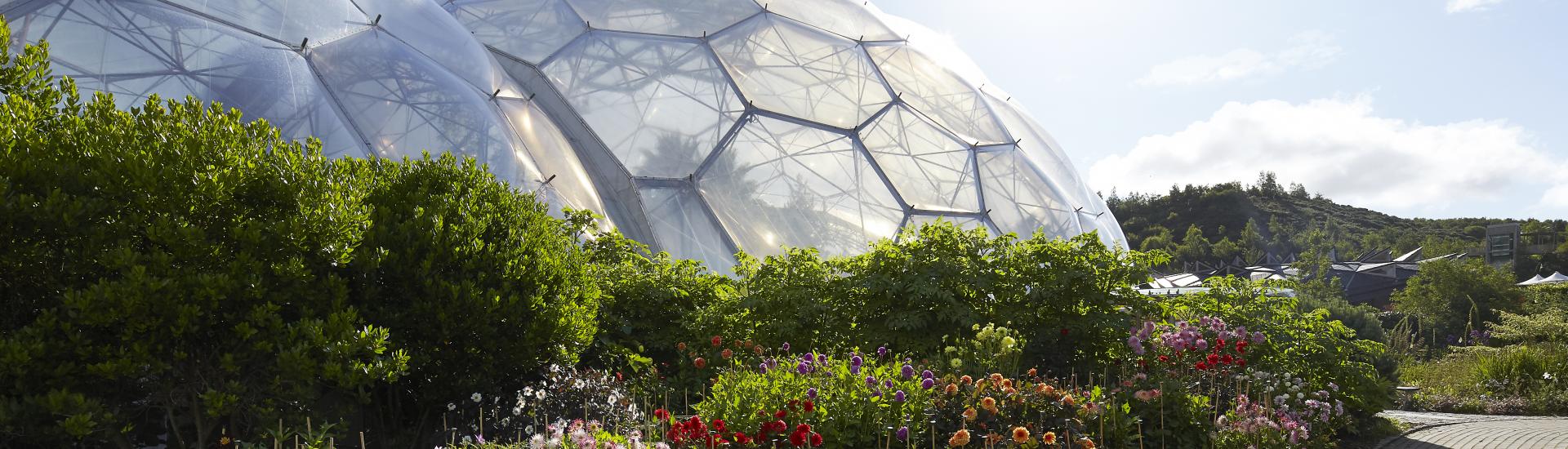 Exterior of Mediterranean Biome at Eden Project