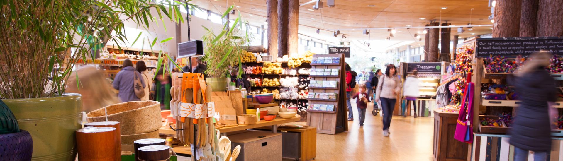 Eden Project gift shop