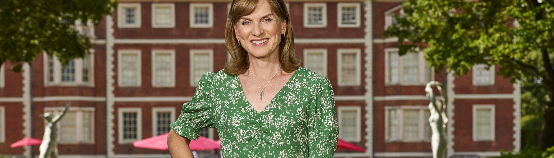 Fiona Bruce portrait at Ham House London