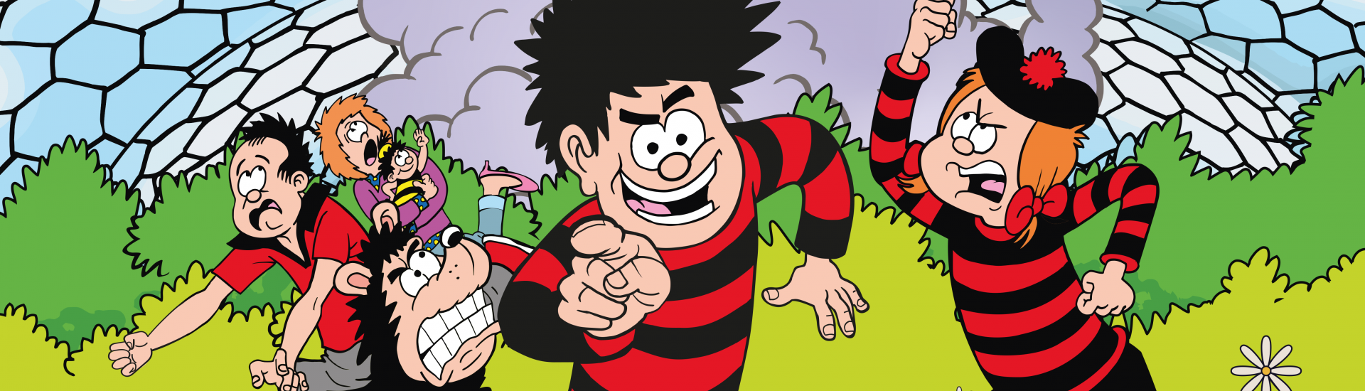 Beano characters at the Eden Project
