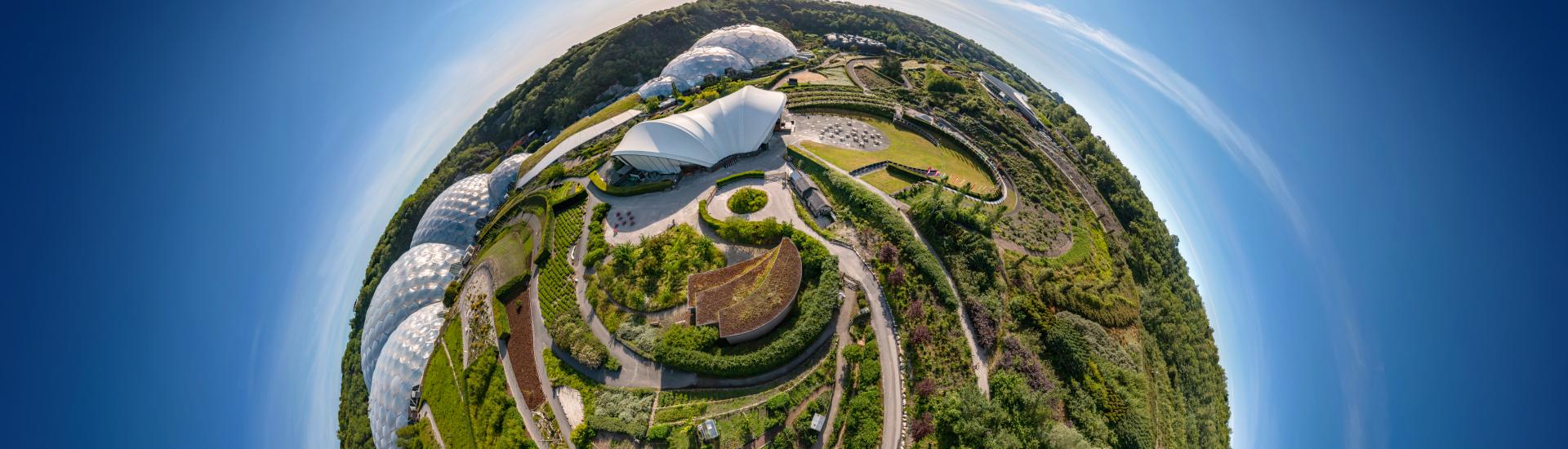 Eden Project from above