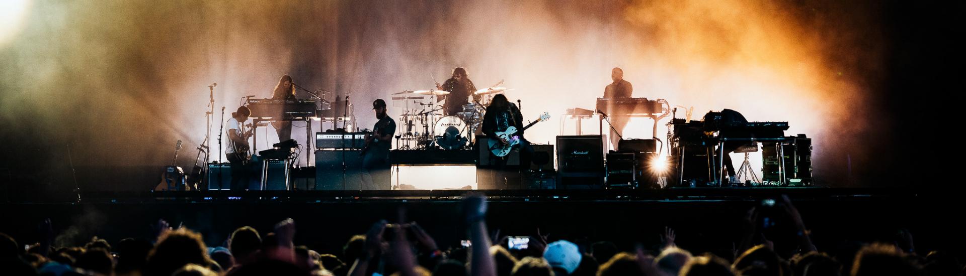 Band on stage