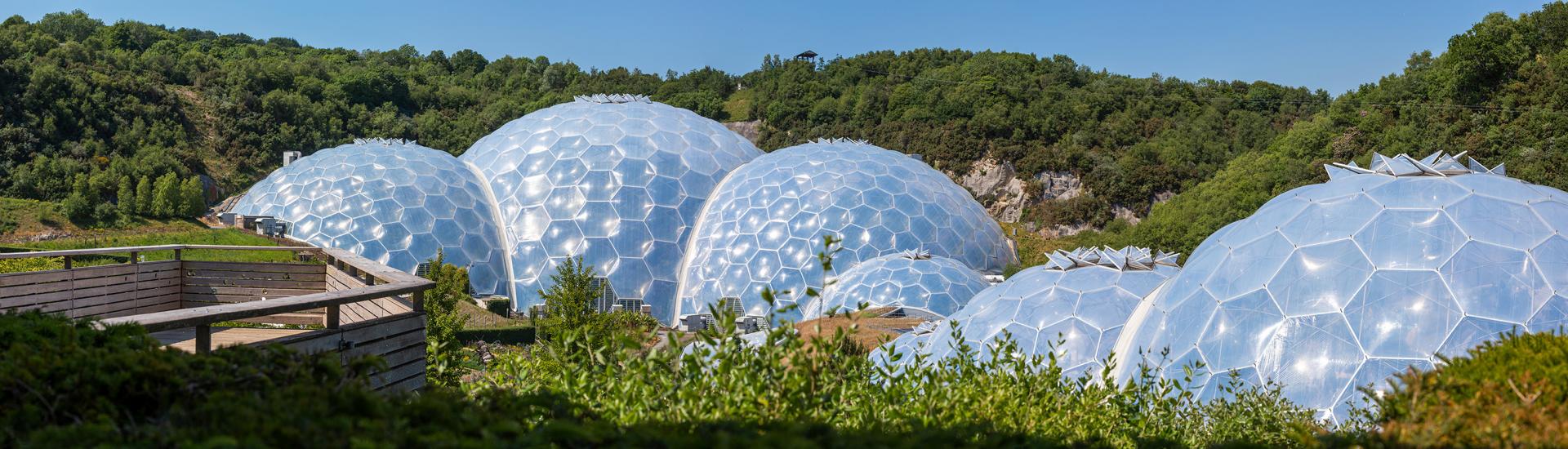 Eden Project Biomes panorama