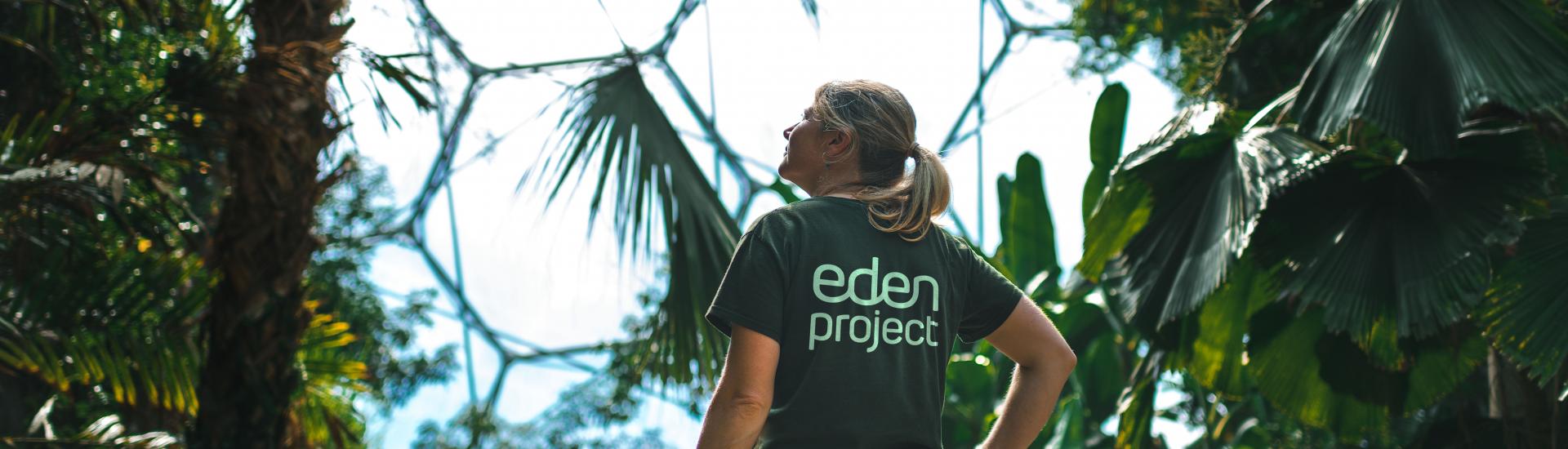 Eden Project team member in Rainforest Biome