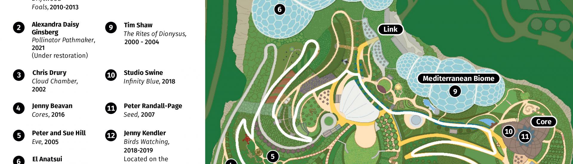 Art guide and map | Eden Project