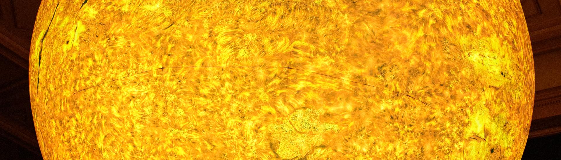 Seven-metre model of the Sun by internationally acclaimed artist Luke Jerram