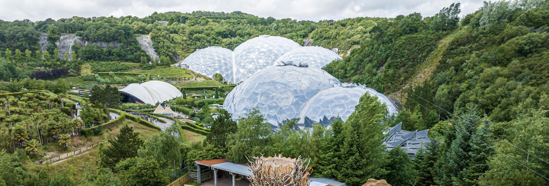 Eden Project Biomes and Nature's Playground