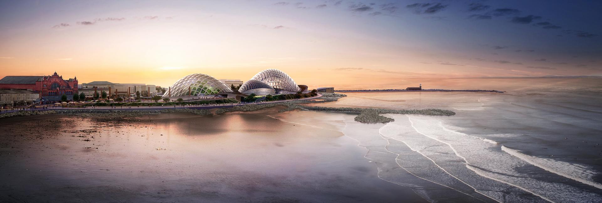 Eden Project Morecambe CGI impression